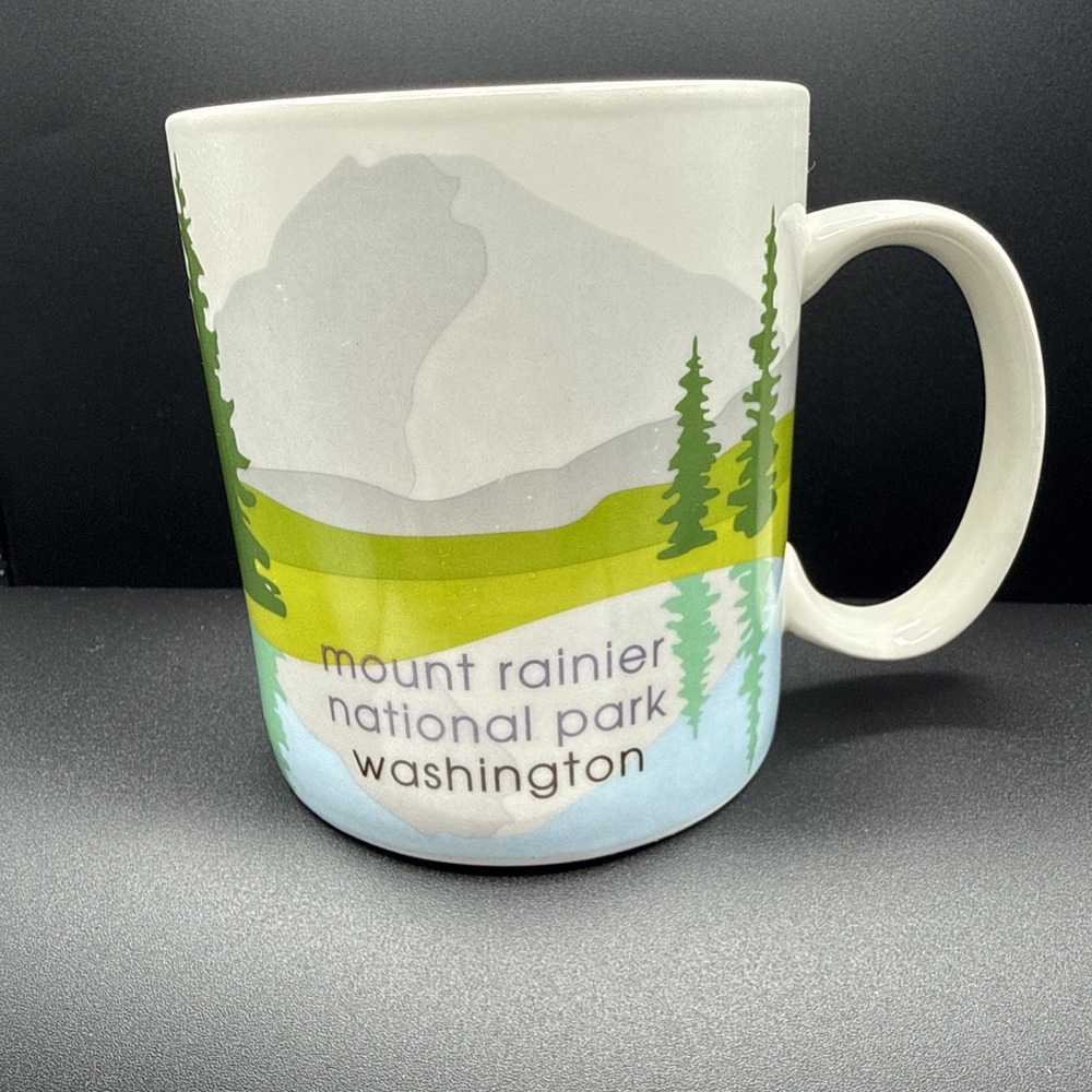 STARBUCKS Mount Rainier National Park Washington 2007 Mug 18fl oz